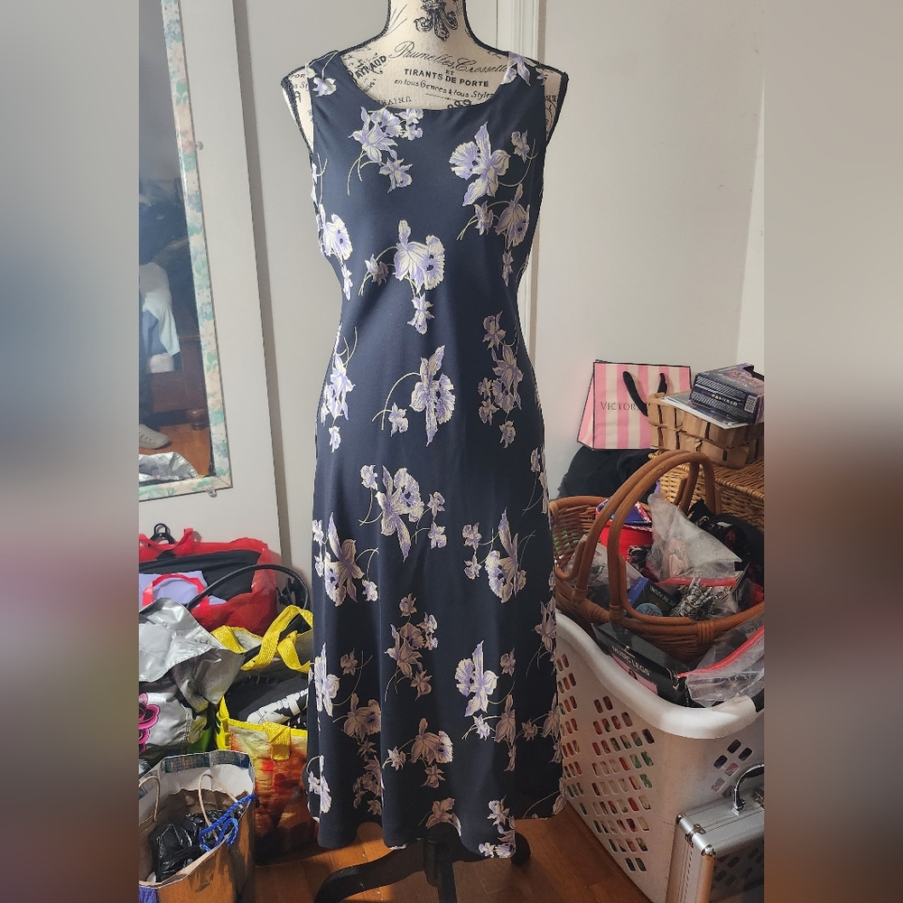 Charter Clark Silk Flowered Dress